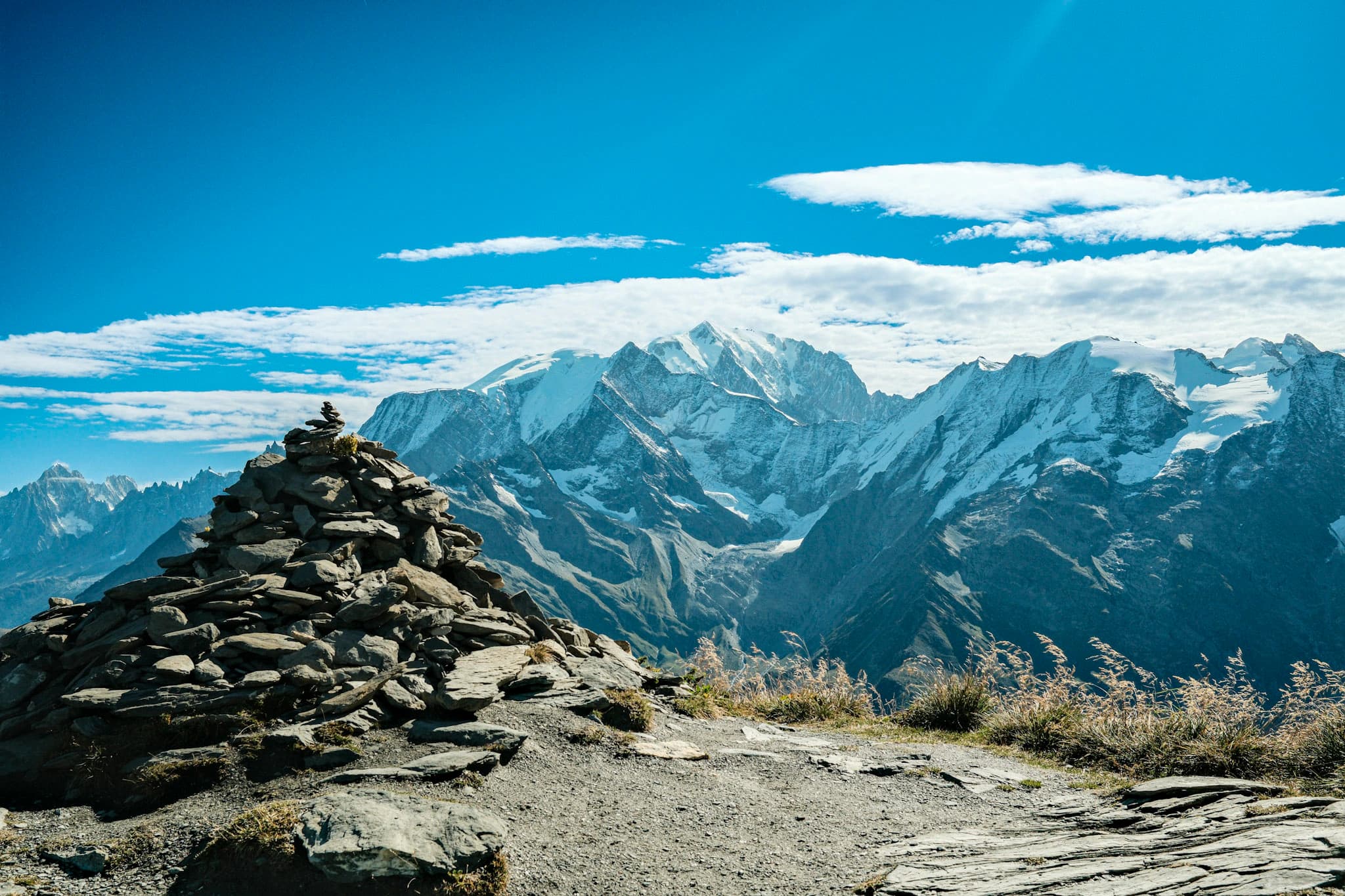 Trek de 2 jours face au Mont-Blanc