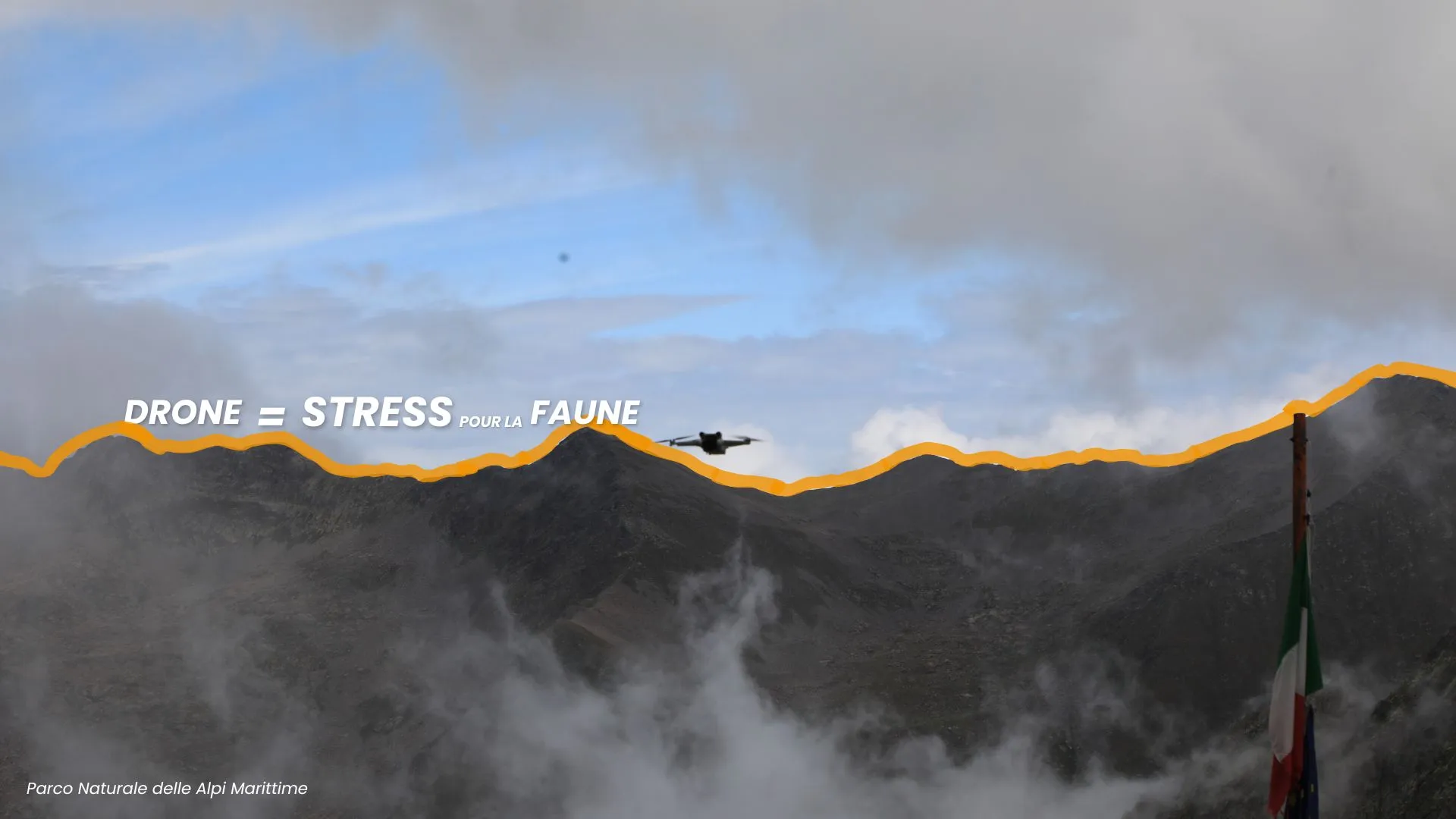 Vol de drone interdit en montagne