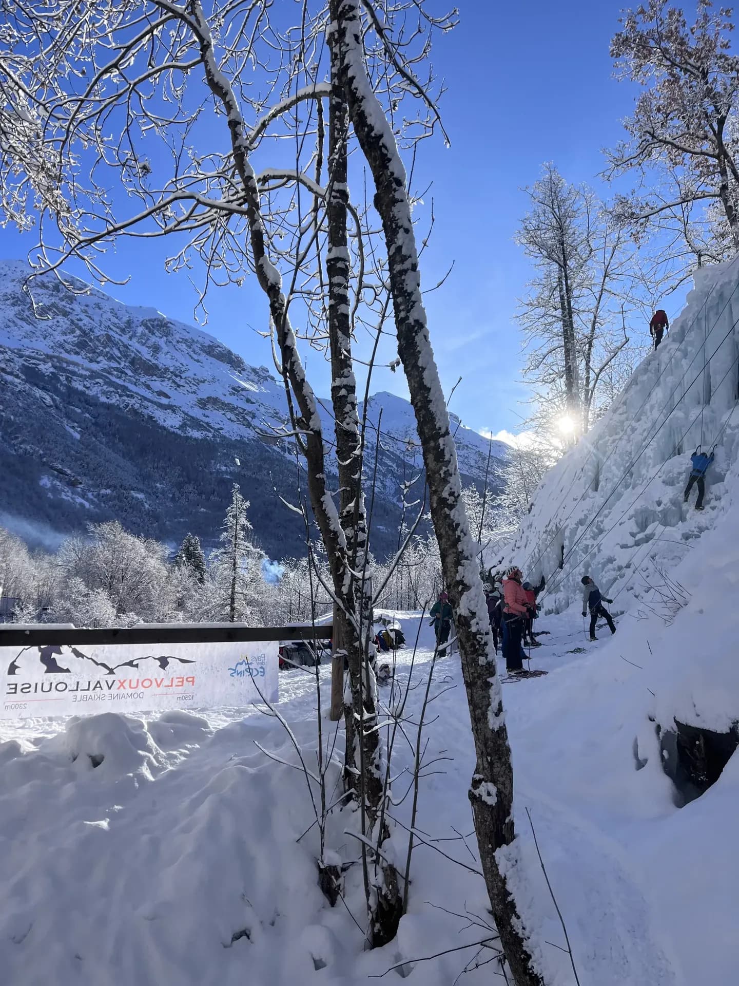 Ma première expérience en cascade de glace