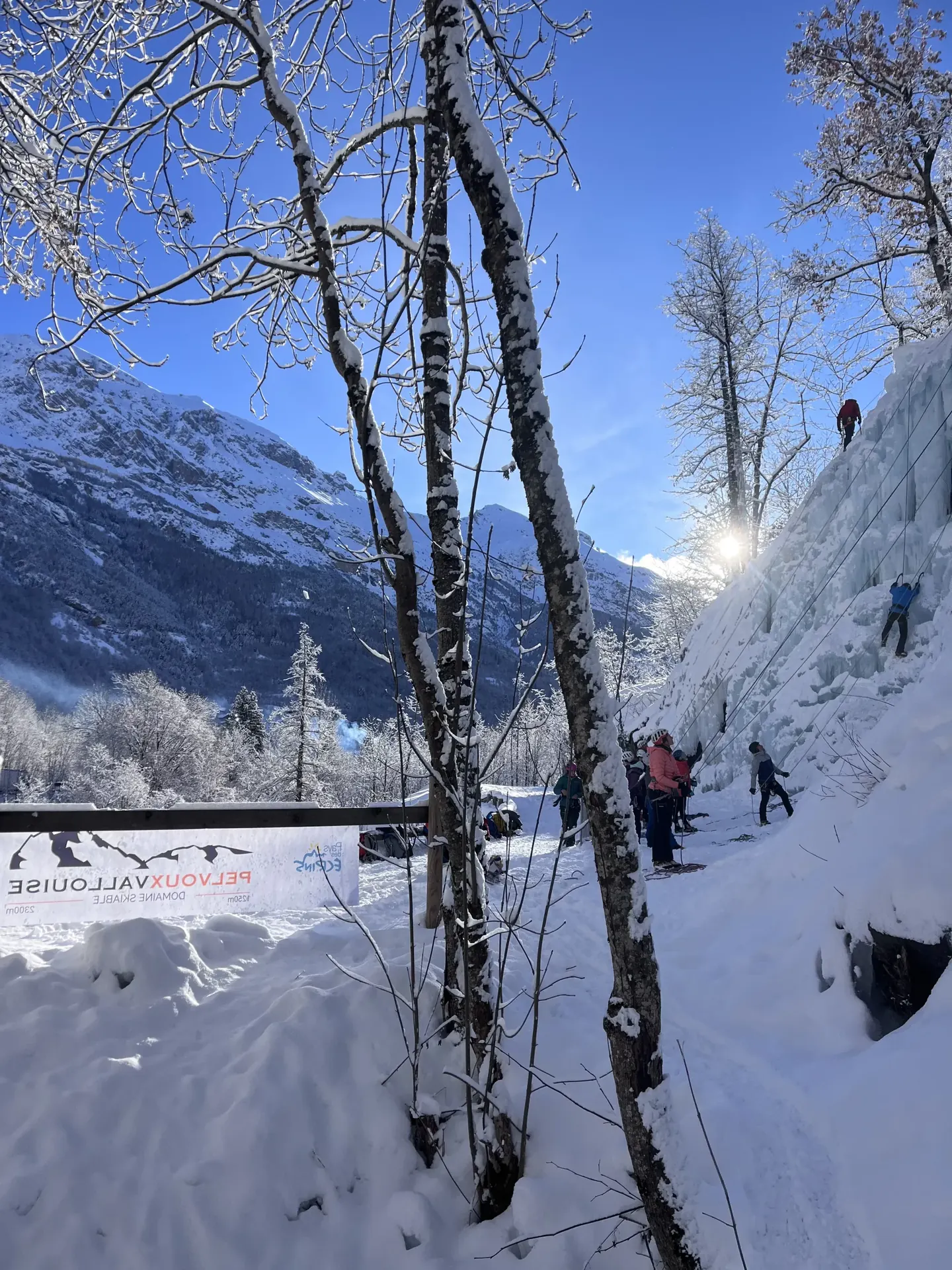Ma première expérience en cascade de glace
